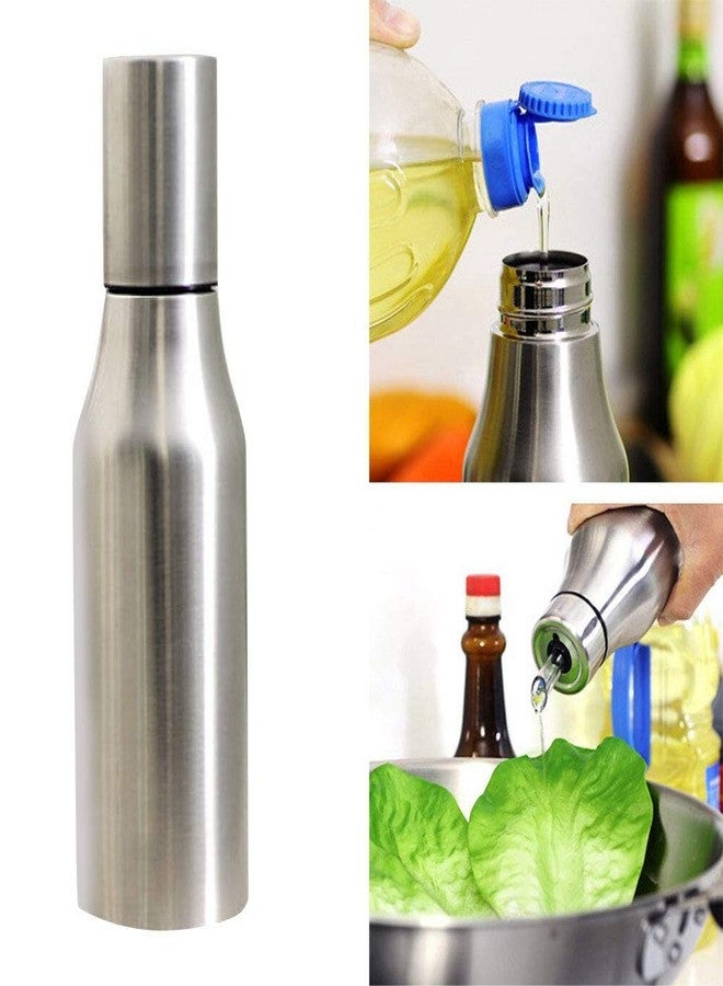 myzon Olive Oil Dispenser Bottle Oil Cruets & Soy Sauce Dispenser Leakproof Stainless Steel Oil Bottle with No Drip Pouring Spout Capacity (1000ML) - Image 2